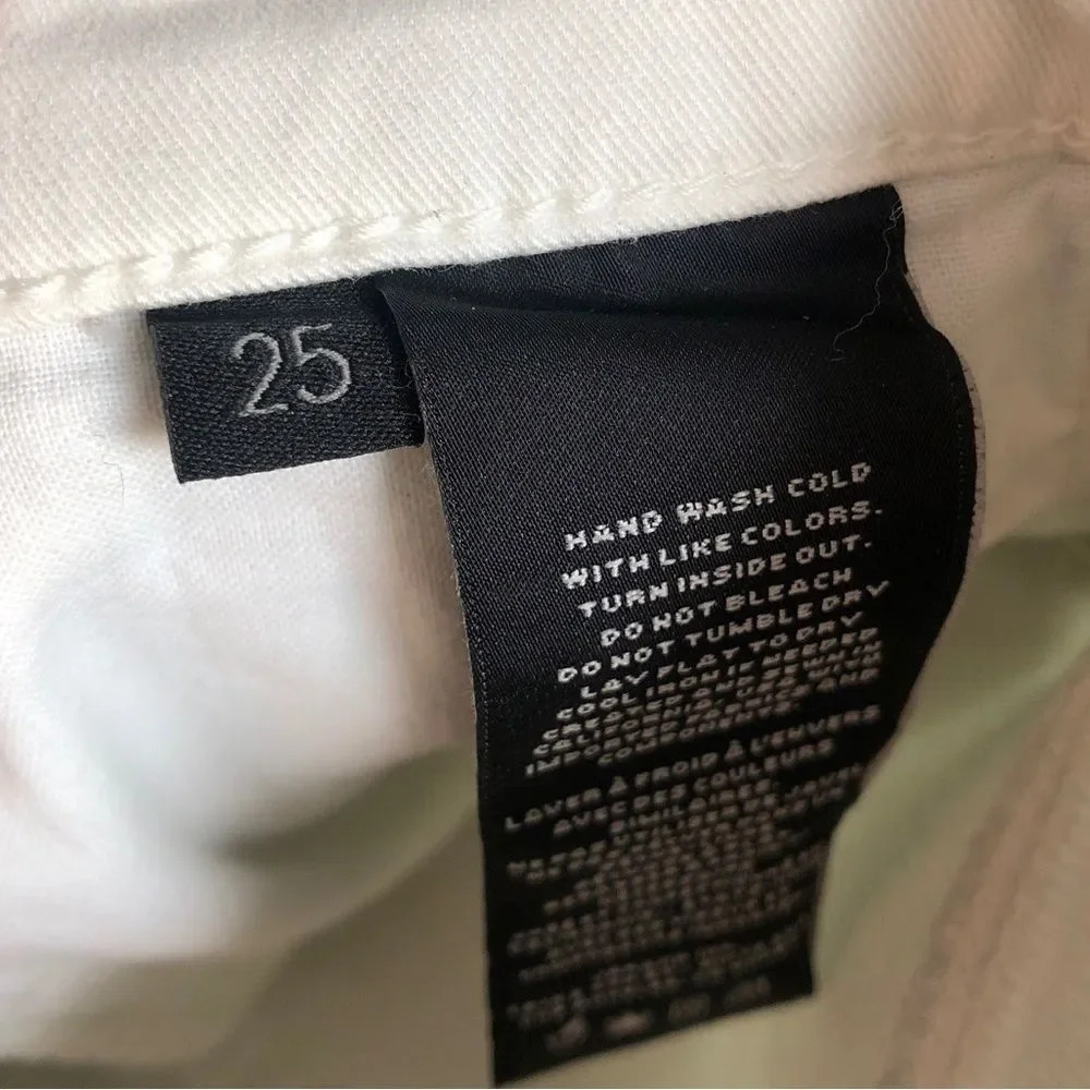 J Brand Maria High Rise Skinny Ribbed Gold Messaline Corduroy Pants Size 25 NWT - Picture 8 of 14